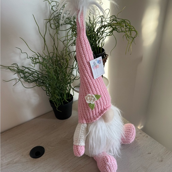 ODELETTE PINK & WHITE EASTER SWEATER GNOME - Picture 5 of 8
